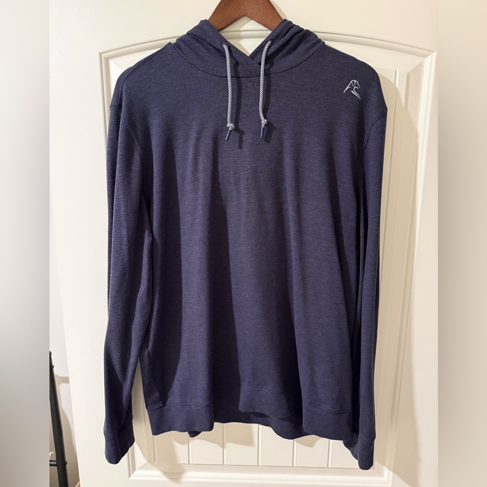 Men's Navy Hoodie Rhoback Large